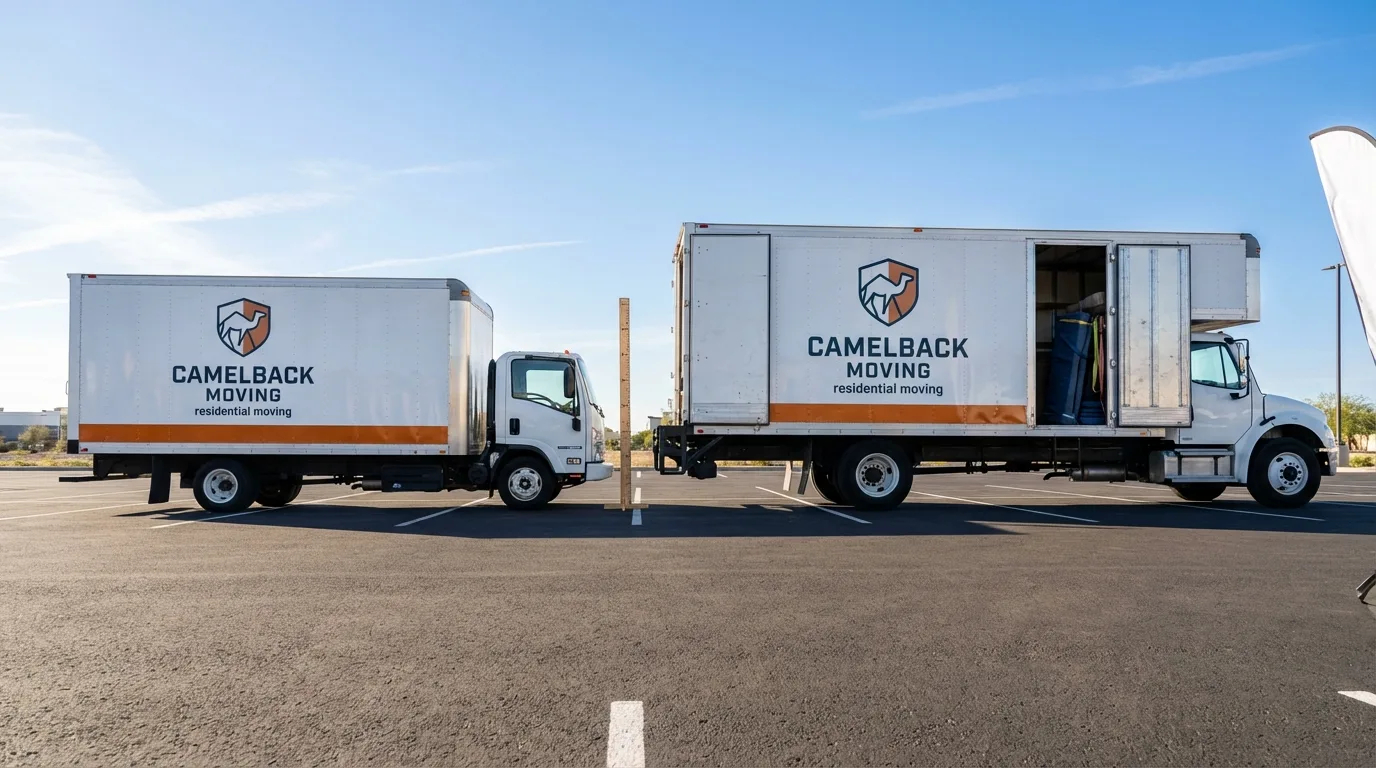 Moving truck size capacity guide in Weirton